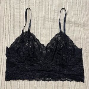90s Seductive Wear by Cinema Etoile Lace Longline Sheer Bralette